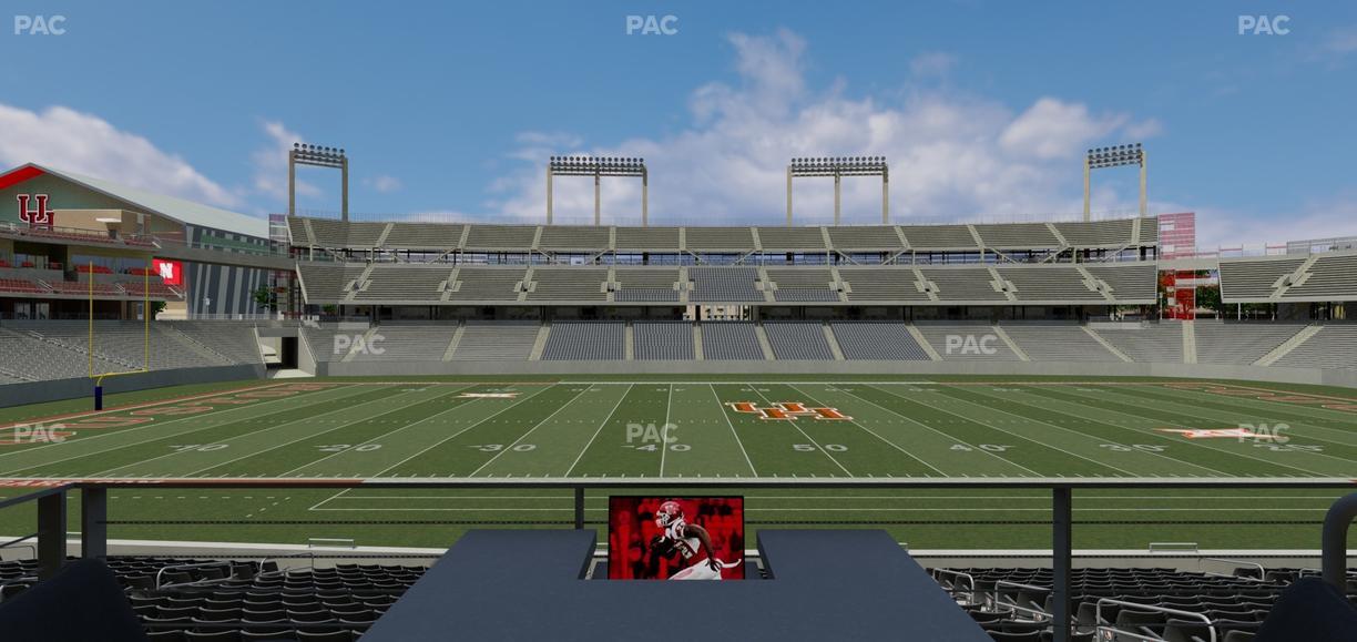 TDECU Stadium - Section Loge Box 16 Seat View