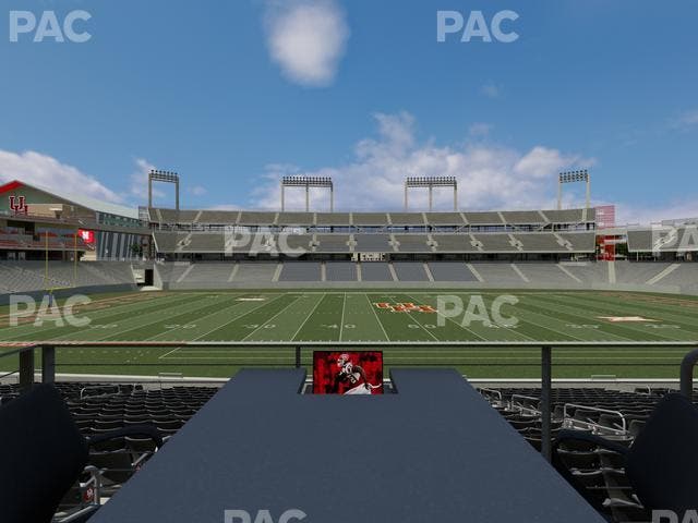TDECU Stadium - Section Loge Box 16 Seat View