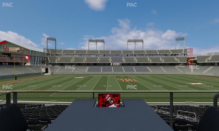 TDECU Stadium - Section Loge Box 16 Seat View