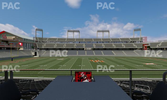 TDECU Stadium - Section Loge Box 16 Seat View