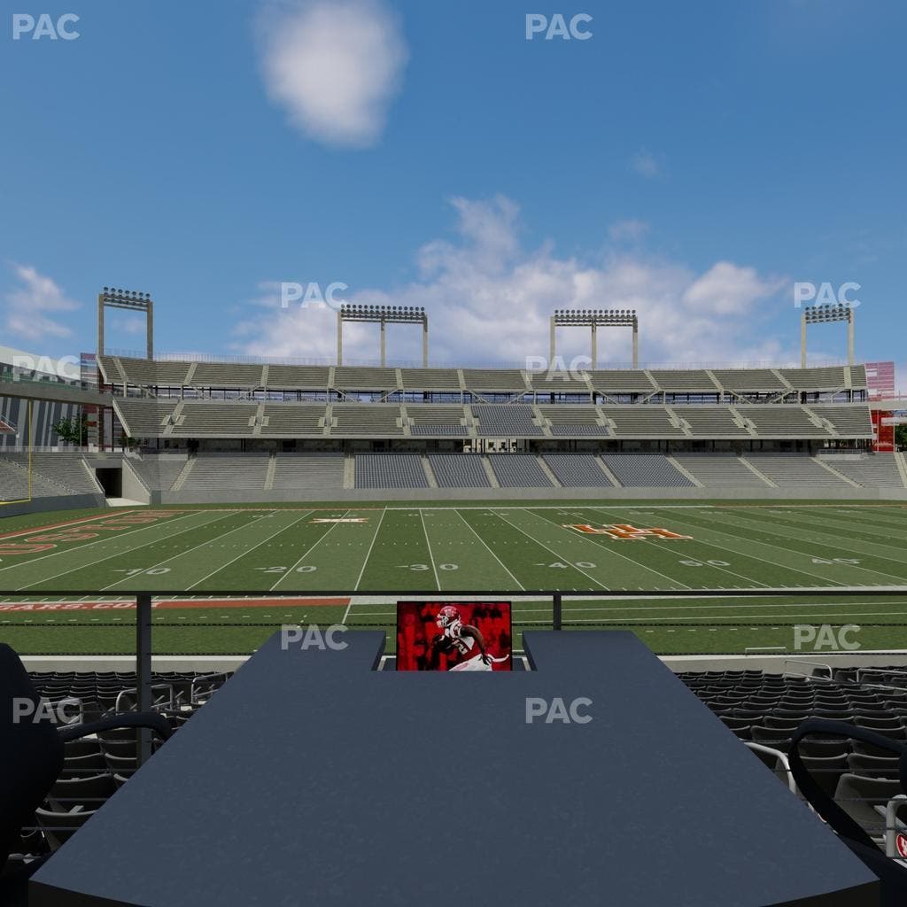 TDECU Stadium - Section Loge Box 17 Seat View