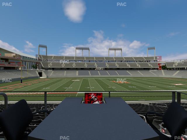 TDECU Stadium - Section Loge Box 17 Seat View