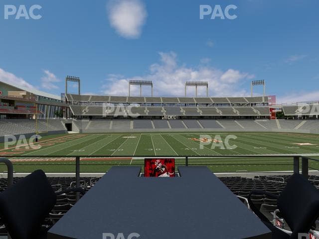 TDECU Stadium - Section Loge Box 17 Seat View