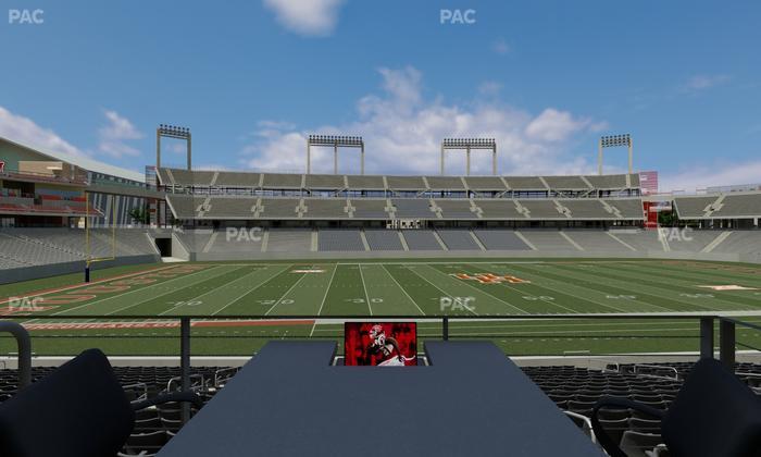 TDECU Stadium - Section Loge Box 17 Seat View