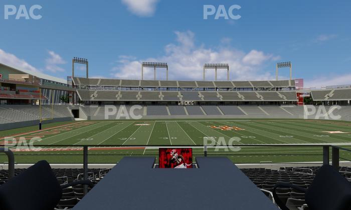 TDECU Stadium - Section Loge Box 17 Seat View