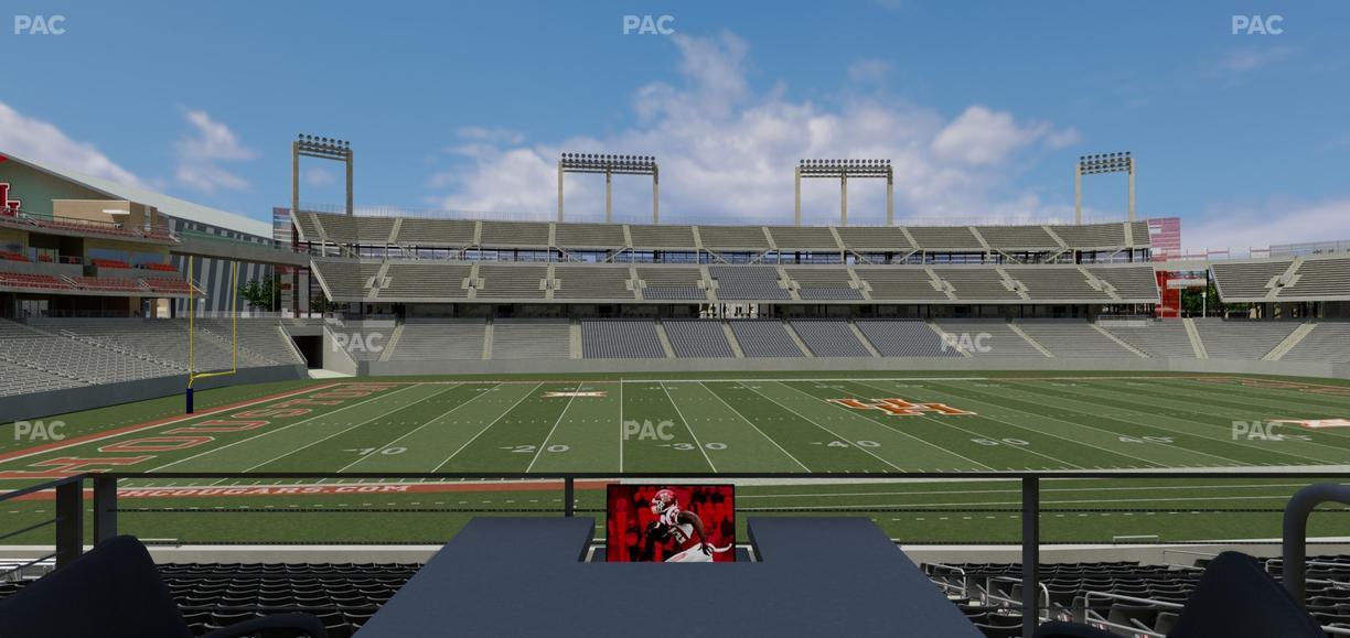 TDECU Stadium - Section Loge Box 18 Seat View