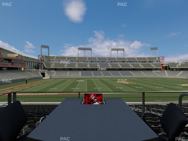 TDECU Stadium - Section Loge Box 18 Seat View