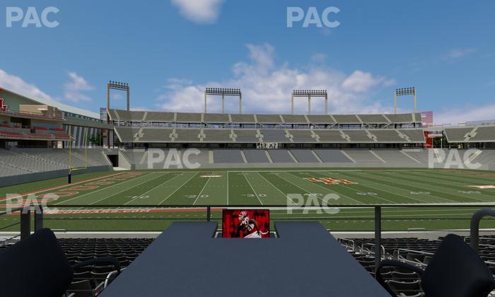 TDECU Stadium - Section Loge Box 18 Seat View