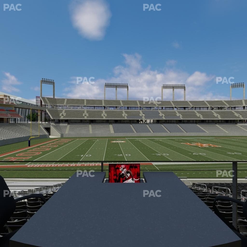 TDECU Stadium - Section Loge Box 19 Seat View