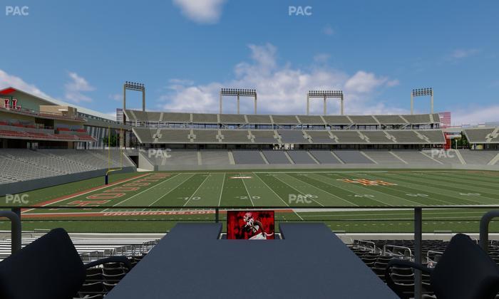 TDECU Stadium - Section Loge Box 19 Seat View