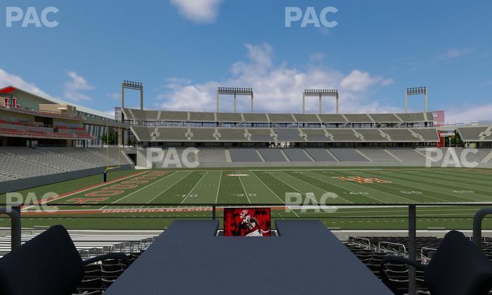 TDECU Stadium - Section Loge Box 19 Seat View