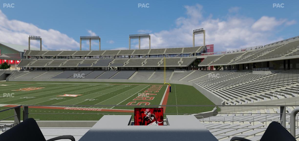 TDECU Stadium - Section Loge Box 2 Seat View
