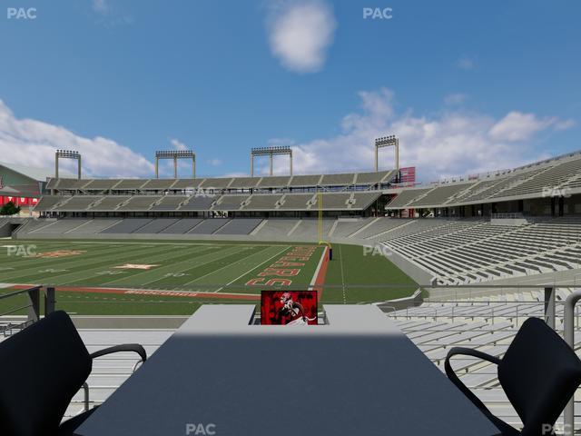 TDECU Stadium - Section Loge Box 2 Seat View