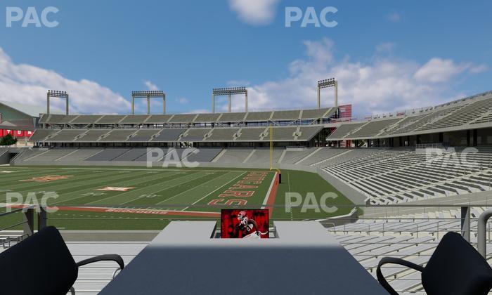 TDECU Stadium - Section Loge Box 2 Seat View