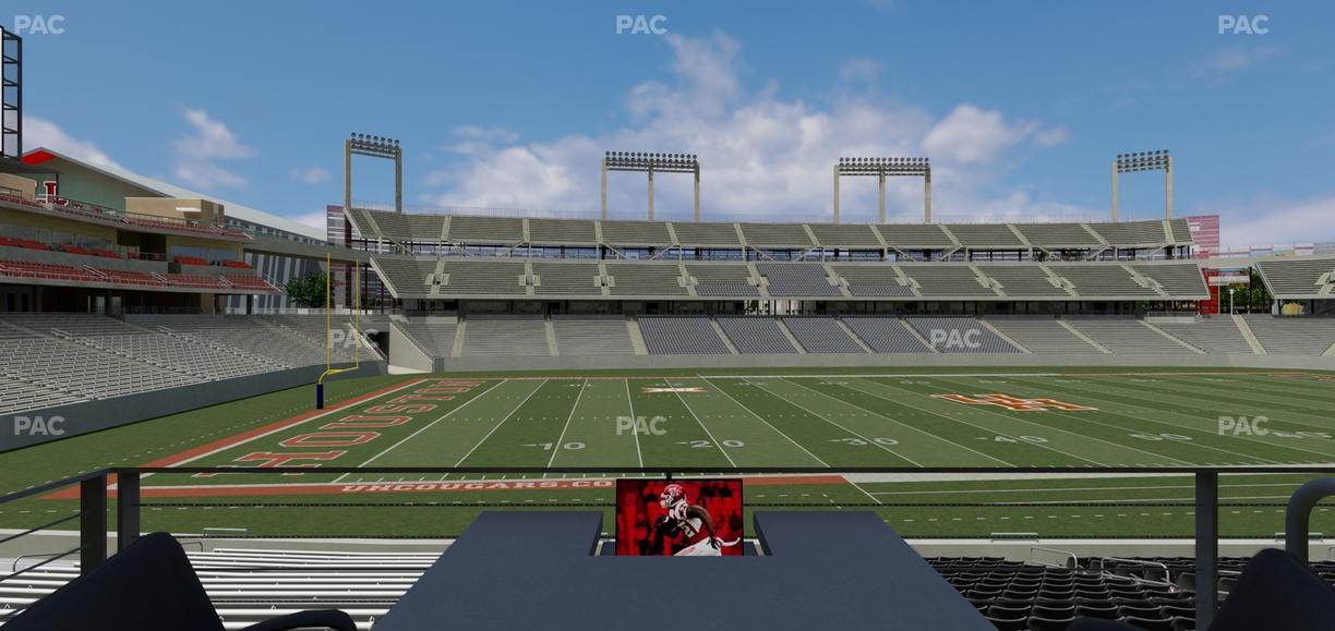 TDECU Stadium - Section Loge Box 20 Seat View