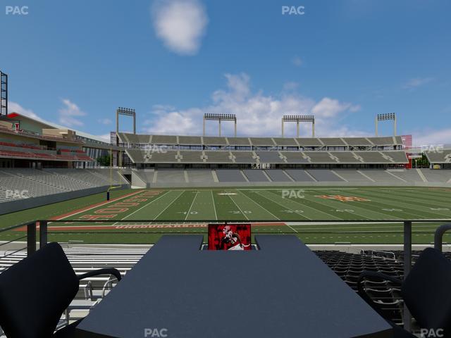 TDECU Stadium - Section Loge Box 20 Seat View