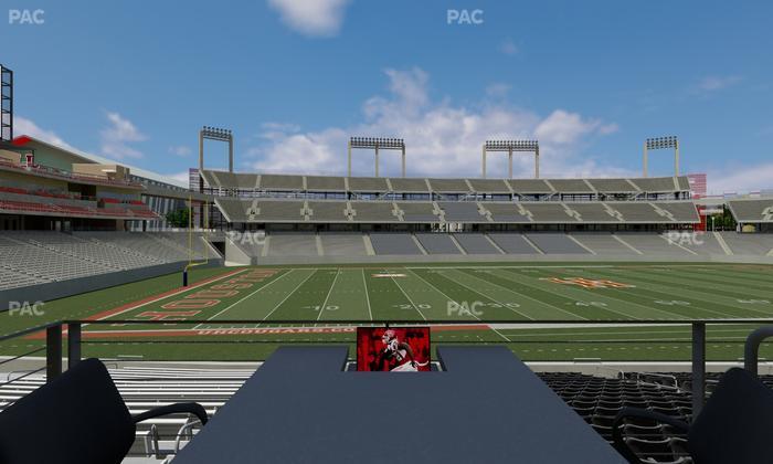 TDECU Stadium - Section Loge Box 20 Seat View