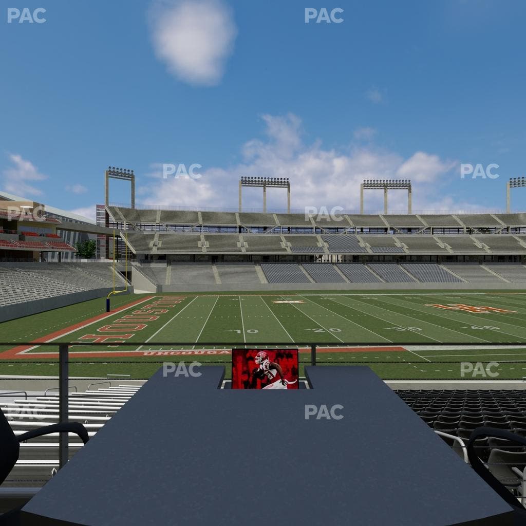 TDECU Stadium - Section Loge Box 21 Seat View