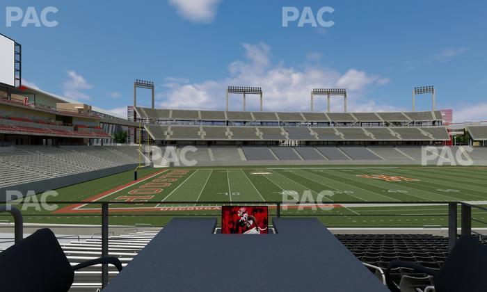 TDECU Stadium - Section Loge Box 21 Seat View