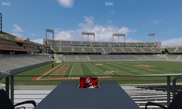 TDECU Stadium - Section Loge Box 22 Seat View