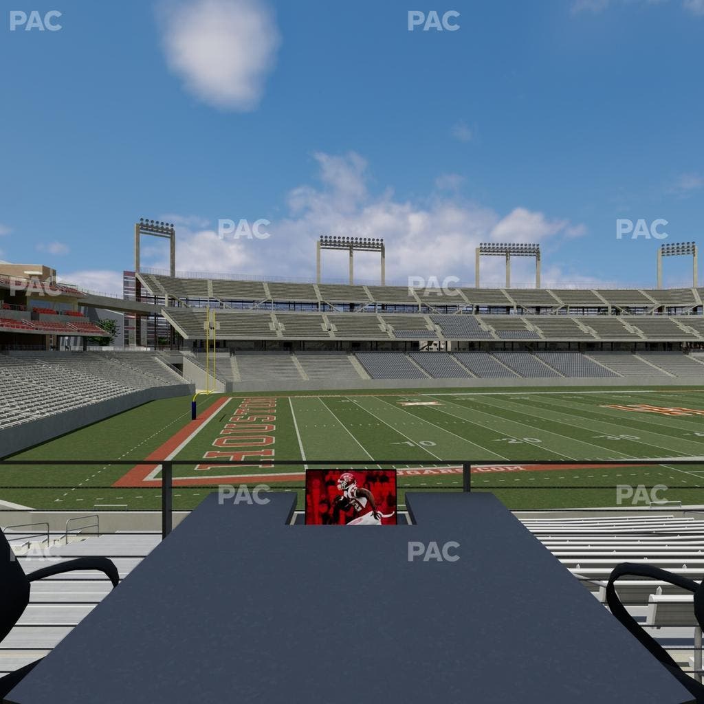 TDECU Stadium - Section Loge Box 23 Seat View