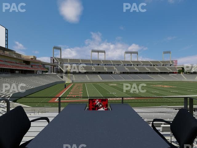 TDECU Stadium - Section Loge Box 23 Seat View