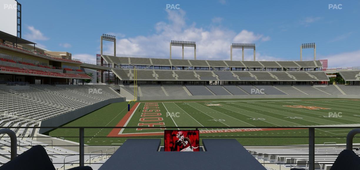 TDECU Stadium - Section Loge Box 24 Seat View