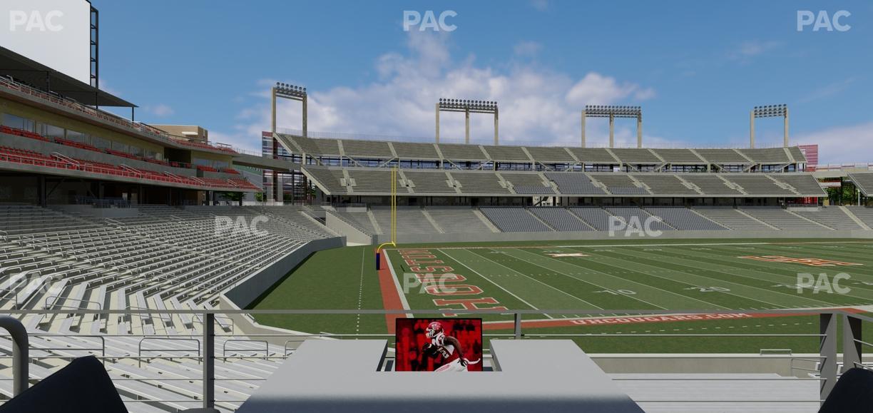 TDECU Stadium - Section Loge Box 25 Seat View