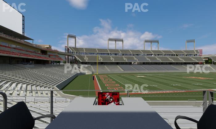 TDECU Stadium - Section Loge Box 25 Seat View