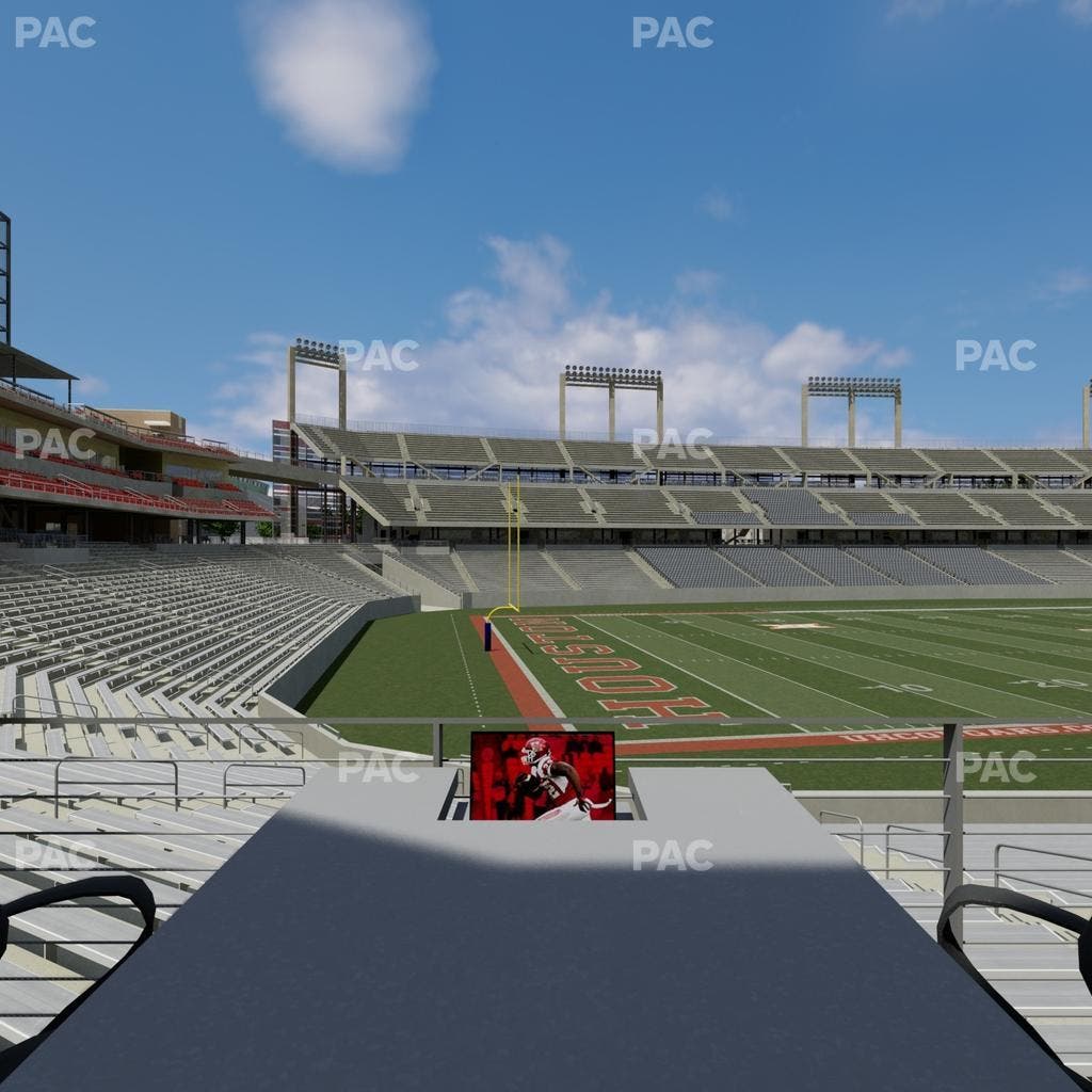 TDECU Stadium - Section Loge Box 26 Seat View