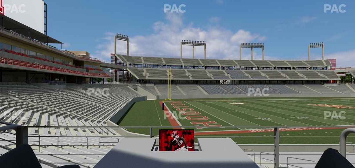 TDECU Stadium - Section Loge Box 26 Seat View