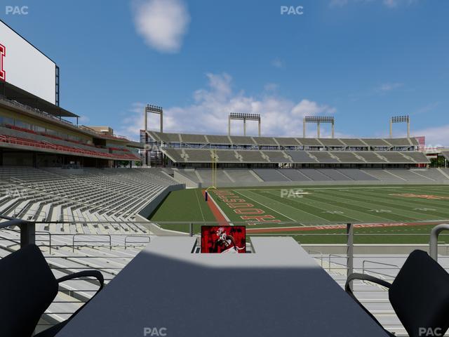 TDECU Stadium - Section Loge Box 26 Seat View