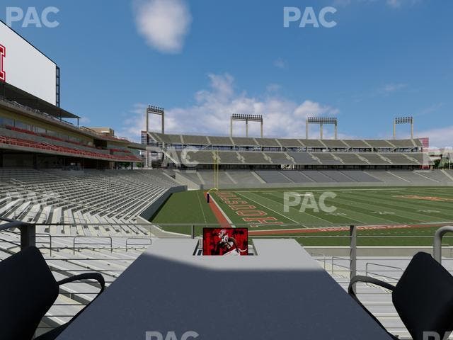 TDECU Stadium - Section Loge Box 26 Seat View