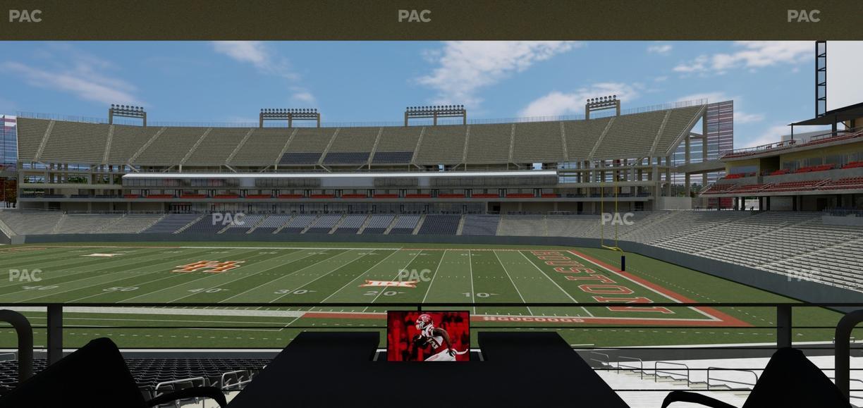 TDECU Stadium - Section Loge Box 27 Seat View