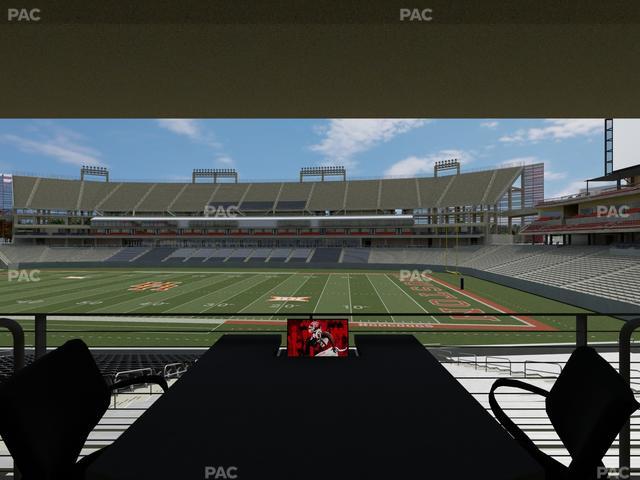 TDECU Stadium - Section Loge Box 27 Seat View