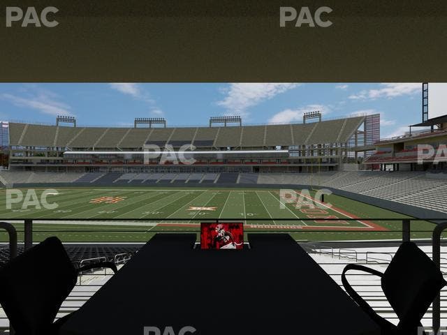 TDECU Stadium - Section Loge Box 27 Seat View