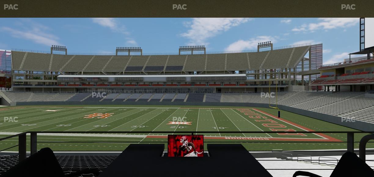 TDECU Stadium - Section Loge Box 28 Seat View