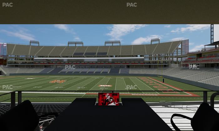 TDECU Stadium - Section Loge Box 28 Seat View