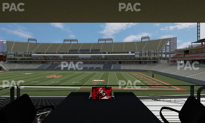 TDECU Stadium - Section Loge Box 28 Seat View