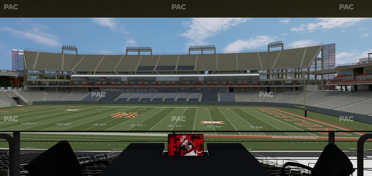TDECU Stadium - Section Loge Box 29 Seat View