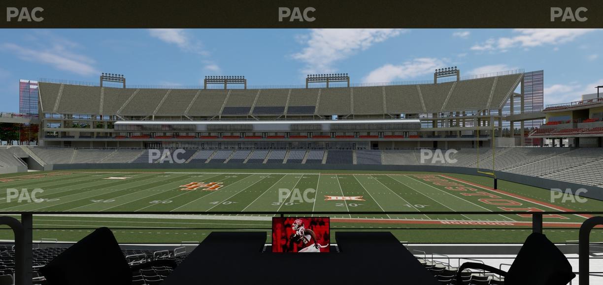 TDECU Stadium - Section Loge Box 29 Seat View