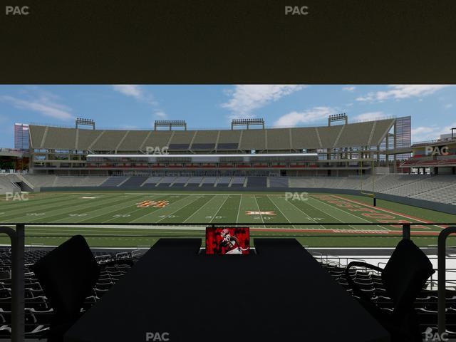 TDECU Stadium - Section Loge Box 29 Seat View