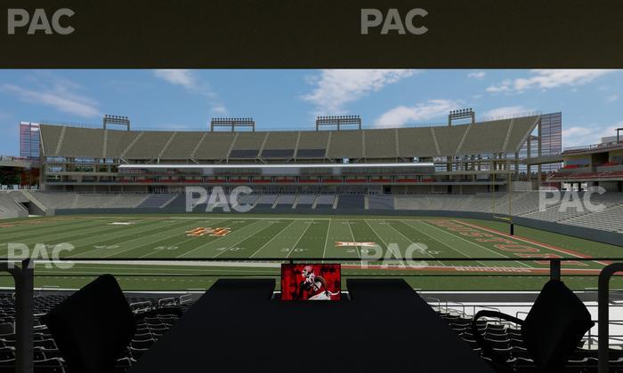 TDECU Stadium - Section Loge Box 29 Seat View