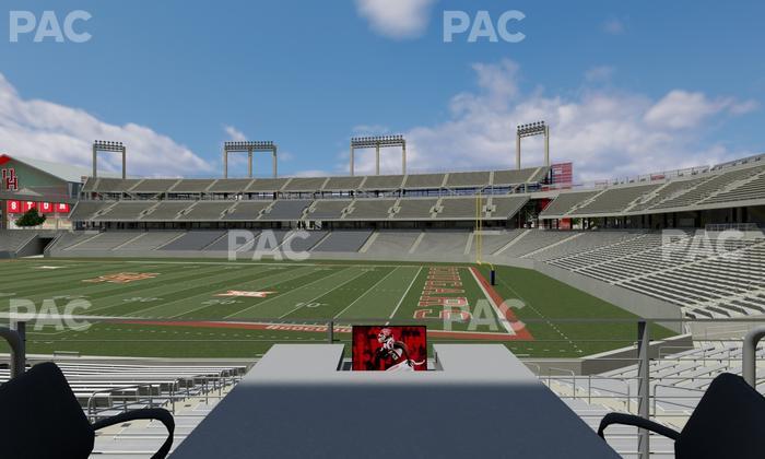 TDECU Stadium - Section Loge Box 3 Seat View