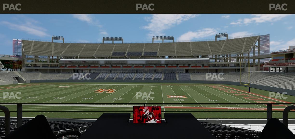 TDECU Stadium - Section Loge Box 30 Seat View