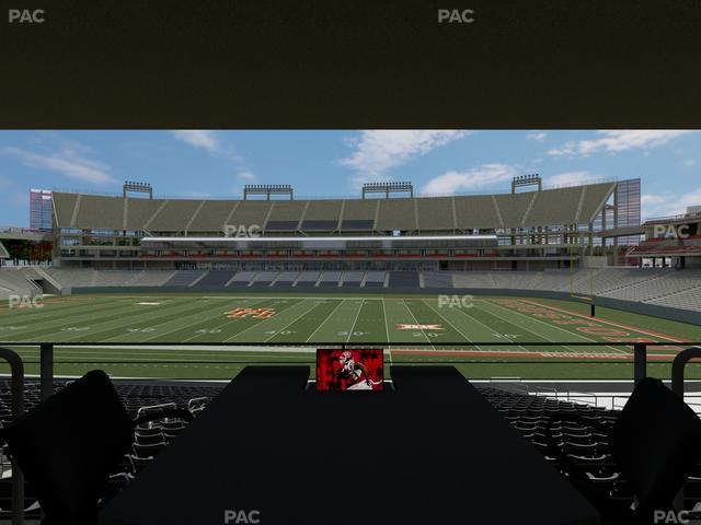 TDECU Stadium - Section Loge Box 30 Seat View