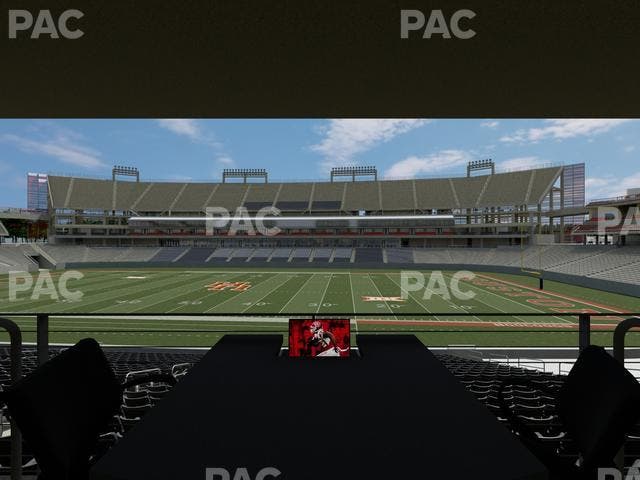 TDECU Stadium - Section Loge Box 30 Seat View