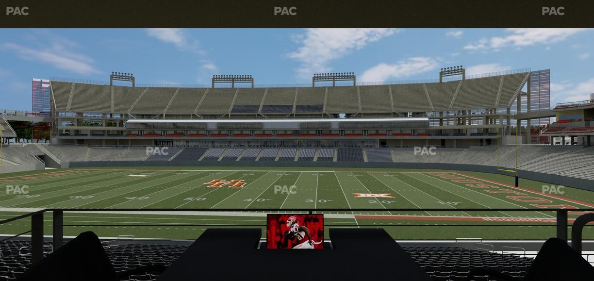 TDECU Stadium - Section Loge Box 31 Seat View