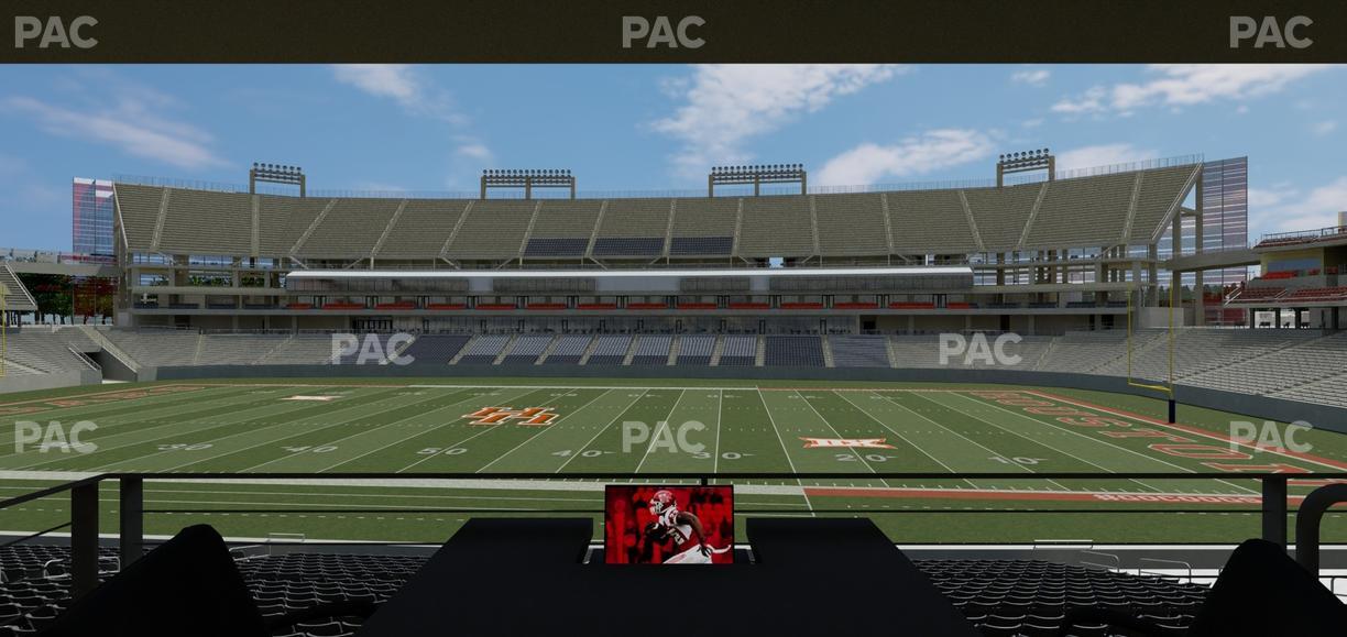 TDECU Stadium - Section Loge Box 31 Seat View