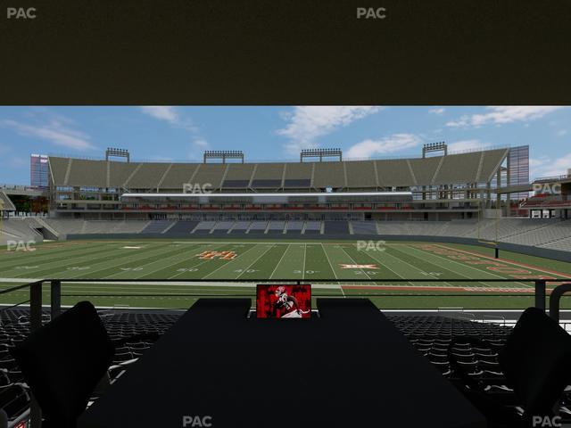 TDECU Stadium - Section Loge Box 31 Seat View